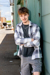 Senior Pictures in Historic Valley Junction